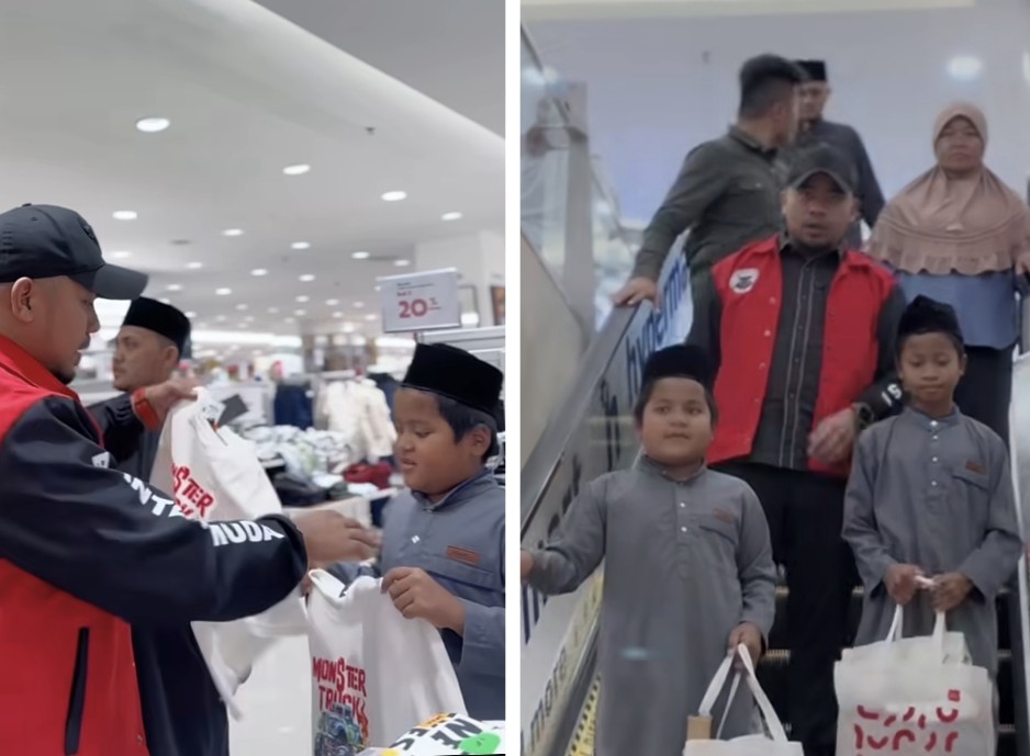 Anggota DPRD Pekanbaru, Zulkardi belikan baju Lebaran untuk anak yatim yang jadi korban jambret (foto/ist)